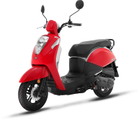 Our new Mio50i is our first fuel injected 50cc scoota; embracing the original retro styling but updated with start of the art technology. With LED lights front and rear and a digital dash, it's the perfect mix of new features but with an old favourite vibe.