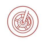 Front disc brake