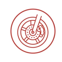 Front disc brake